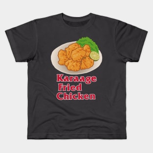 "Karaage Fried Chicken" Japanese Gag Kids T-Shirt